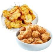 绝世鸡米花+劲脆鸡块组合套餐油炸半成品小吃家庭黄金鸡块盐酥鸡