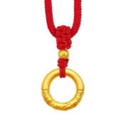 京东百亿补贴: China Gold 中国黄金 足金平安扣项链