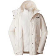 北面（The North Face）三合一冲锋衣女户外抓绒内胆防水保暖修身外套23秋冬上新|7QSM P4K/白色 M/160