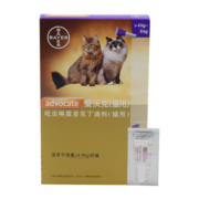 爱沃克猫咪驱虫药滴剂 拜耳宠物猫体内外除虫吡虫啉莫昔克丁猫驱虫除跳蚤虱子耳螨寄生虫蛔虫内驱体外驱虫猫 [4-8kg-猫用 内外同驱 整盒3支]
