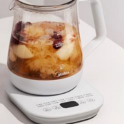 PLUS会员：Midea 美的 MK-Y12Q 养生壶 白色 1.5L
