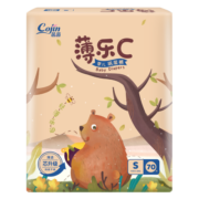 茵茵（cojin）薄乐C袋装宝宝纸尿裤超薄尿布透气干爽尿不湿秋冬 S码（初生-6kg）70片