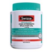 88VIP！Swisse 斯维诗 Ultiboost 无腥味高浓度野生鱼油胶囊 1000mg400粒