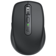 罗技（Logitech） MX Anywhere3 无线鼠标 蓝牙优联双模跨屏连接时尚商务办公鼠标 MX Anywhere3 石墨黑