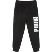 彪马（PUMA）新款儿童长裤男童中大童针织裤子百搭时尚休闲长裤 黑色 92cm
