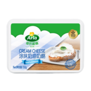 阿尔乐（Arla）丹麦原装进口 涂抹奶油奶酪 原味150g/盒 冷藏即食儿童烘焙早餐