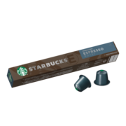 星巴克（Starbucks）Nespresso浓遇胶囊咖啡 瑞士进口 黑咖啡 10粒装深度烘焙