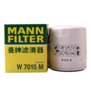 曼牌（MANNFILTER）机油滤清器机滤机油滤芯W7015M蒙迪欧致胜锐界翼虎福克斯金牛座