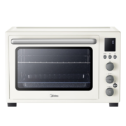 美的（Midea）40L大容量家用多功能烘焙电烤箱一体机 PT4012W（升级款）