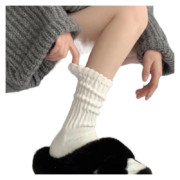 俞兆林  女士中筒堆堆袜 3双装