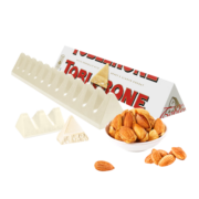 三角（Toblerone）瑞士白巧克力含蜂蜜及巴旦木糖100g 零食生日礼物 七夕情人节礼物