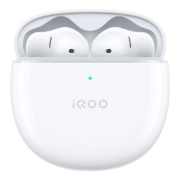 PLUS会员：iQOO TWS Air Pro 半入耳式真无线动圈主动降噪蓝牙耳机 星钻白