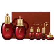 京东百亿补贴：后（The history of Whoo）后套装红花凝香水乳霜 津率享水乳6件套