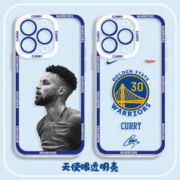 魔丽客 nba适用苹果14手机壳iphone15库里13勇士队pro的11新款x球星12mini篮球7plus男士xr十四8硅胶男生十三透明max