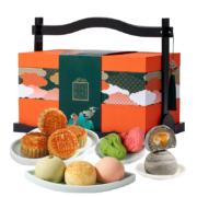再补货: 皇家尚食局  广式月饼糕点礼盒 870g