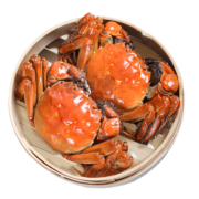 【活蟹】鱻谣大闸蟹鲜活螃蟹 公3.0-3.3两 母2.0-2.3两 5对10只 去绳足重 生鲜蟹类礼盒