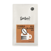 Seesaw【2周内新鲜烘焙】意式拼配咖啡豆手冲现磨咖啡美式拿铁深度烘焙 斑马【醇苦黑巧】500g