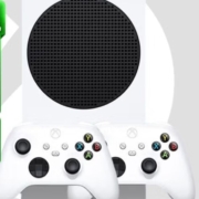 京东百亿补贴：微软 Microsoft  国行Xbox SeriesS多人游戏机 XSS次世代主机 SeriesS 512G 双手柄+解锁U盘