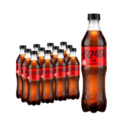 可口可乐（Coca-Cola） 零度汽水 碳酸饮料 500ml*12瓶 新老包装随机发货