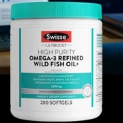 自营 Swisse深海1.6倍鱼油软胶囊200粒