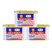 梅林（MALING） 梅林午餐肉罐头熟食火锅食材速食开罐即食方便食品198g/罐 经典口味【198g*3罐】