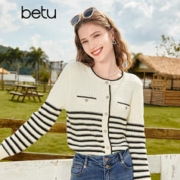 Betu 百图 秋季毛针织上衣开衫 女