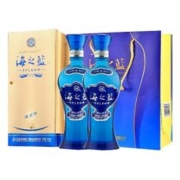 YANGHE 洋河 蓝色经典海之蓝42度375ml*2瓶正品特价浓香型白酒宴请送礼酒