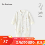 Babylove 婴儿连体衣春秋宝宝外出长袖纯棉哈衣新生儿衣服睡衣秋装 神奇动物会 90cm