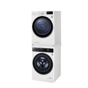 再降价、双11预售：LG 乐金 纤慧系列 FCK10Y4W+RC90V9AV6W 双转子变频洗烘套装 白色