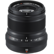 富士（FUJIFILM）XF50mm F2 R WR 中长焦定焦镜头 黑色 高速AF 时尚设计 小巧轻便 全天候保护