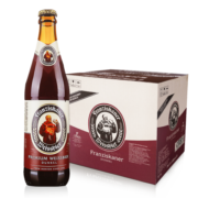 范佳乐（Franziskaner）/教士 范佳乐小麦精酿黑啤酒 瓶装 450ml*12瓶整箱