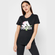 4日10点、限尺码：adidas 阿迪达斯 女士T恤 ED6160