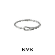 KVK 毒液系列盘丝手镯缠绕设计素圈镯子气质时尚个性简约百搭饰品