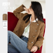 限尺码：DUIBAI 对白 女士短款外套 DDW002