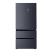 Midea 美的 19分钟急速净味508升变频一级能效法式四开门双系统双循环多门冰箱大容量智能BCD-508WTPZM(E)