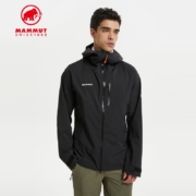 MAMMUT 猛犸象 Kento 男士户外防风防水硬壳 黑色L码