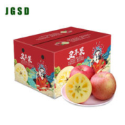 有券的上：晶果时代 冰糖心丑苹果 5斤装