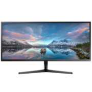 三星（SAMSUNG）34英寸 WQHD带鱼屏  FreeSync 可壁挂 灵妙双屏 超广视角 高清显示器 S34J550