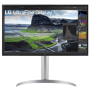 再降价、plus会员、需抢券：LG 27英寸 4K NanoIPS Black HDR400 2000:1  硬件校准 旋转升降 Type-C 90W 设计修图 专业显示器 27UQ850-W