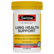 Swisse 养肺片 草本复合维生素片90片/瓶 滋润肺部 健康呼吸 含VC维A维E 灵芝黄芪锌硒 澳洲进口