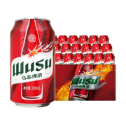 乌苏啤酒烈性红乌苏啤酒整箱 包装随机 产地随机 红乌苏330ml*24罐