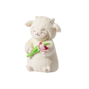 名创优品（MINISO）羊咩咩-暖白小羊（抱郁金香款）