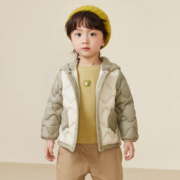 MINI bala迷你巴拉巴拉男童女童羽绒服冬季萌趣时尚儿童摇粒绒外套