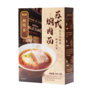松鹤楼苏式焖肉面 预制面汤面方便面泡面 健康速食非油炸早餐夜宵1盒
