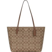 蔻驰（COACH）奢侈品TOTE女士包送女友单肩拉链托特包4455【官方直供】