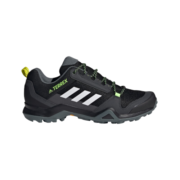 adidas阿迪达斯官方TERREX AX3男子网面户外登山徒步运动鞋 黑/深灰/白/黄 41(255mm)