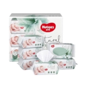 20点开始、88VIP：HUGGIES 好奇 铂金装系列 天然植物小森林湿巾80抽*12包