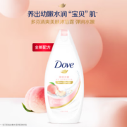 Dove 多芬 美肤系列 弹润水嫩清爽美肤沐浴露 白桃白茶香 400g