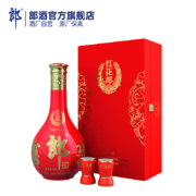 LANGJIU 郎酒 红花郎酒十五(15) 500ml*1礼盒装（+赠小酒100ml*1瓶红15） 53度酱香型白酒