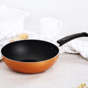 炊大皇 新品不粘锅炒锅平底炒菜锅 28cm金色B49704